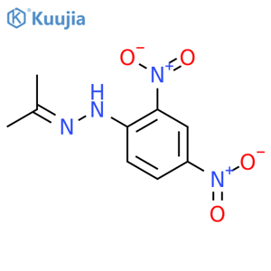 Acetone 2,4-Dinitrophenylhydrazone structure