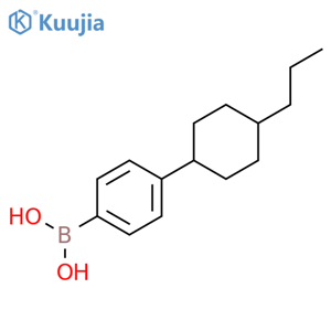 (4-(4-Propylcyclohexyl)phenyl)boronic Acid structure