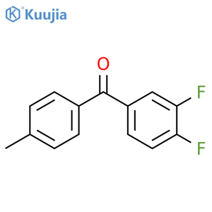 (3,4-difluorophenyl)(4-methylphenyl)methanone structure