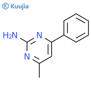 4-Methyl-6-phenylpyrimidin-2-amine structure