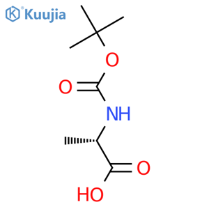 Boc-L-Ala-OH structure
