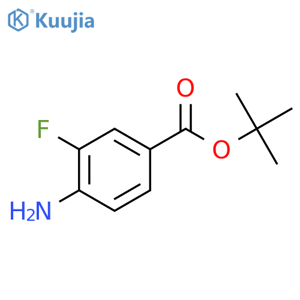 tert-Butyl 4-amino-3-fluorobenzoate structure