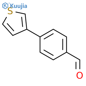 4-(Thiophen-3-yl)benzaldehyde structure