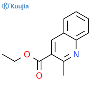 Ethyl 2-methylquinoline-3-carboxylate structure