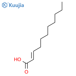 trans-2-Undecenoic acid structure