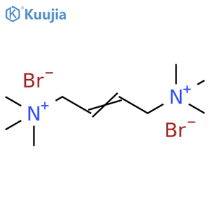 2-Butene-1,4-diaminium, N1,N1,N1,N4,N4,N4-hexamethyl-, bromide (1:2) structure