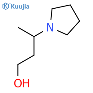 3-Pyrrolidin-1-ylbutan-1-ol structure