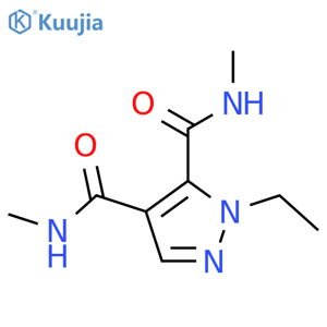 1H-Pyrazole-4,5-dicarboxamide,1-ethyl-N4,N5-dimethyl- structure