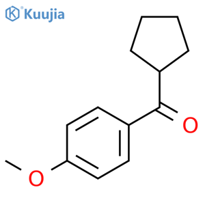 Methanone,cyclopentyl(4-methoxyphenyl)- structure