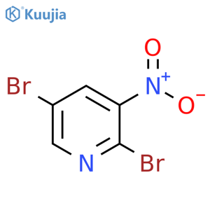 2,5-dibromo-3-nitro-pyridine structure