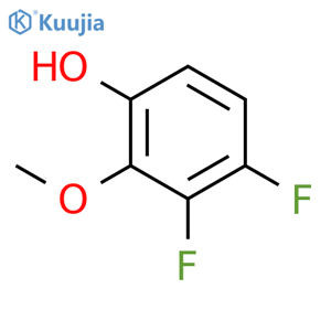 3,4-Difluoro-2-methoxyphenol structure