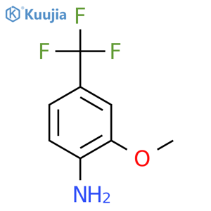 2-Methoxy-4-(trifluoromethyl)aniline structure