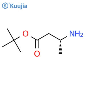 tert-Butyl (3R)-3-aminobutanoate structure