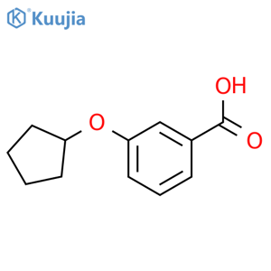 3-(Cyclopentyloxy)benzoic acid structure