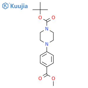 tert-Butyl 4-(4-methoxycarbonylphenyl)-piperazine-1-carboxylate structure