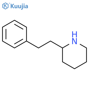 2-(2-phenylethyl)piperidine structure