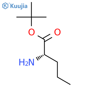 tert-butyl (2S)-2-aminopentanoate structure