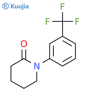 2-Piperidinone,1-[3-(trifluoromethyl)phenyl]- structure