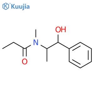 Propanamide,N-[(1S,2S)-2-hydroxy-1-methyl-2-phenylethyl]-N-methyl- structure