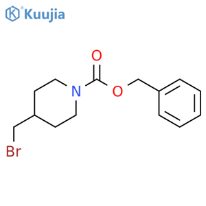 Benzyl 4-(bromomethyl)tetrahydro-1(2h)-pyridinecarboxylate structure