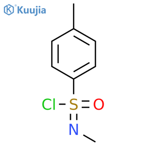 Benzenesulfonimidoyl chloride, N,4-dimethyl- structure