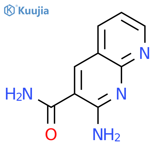 1,8-Naphthyridine-3-carboxamide, 2-amino- structure