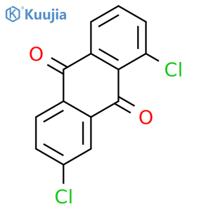 9,10-Anthracenedione, 1,7-dichloro- structure