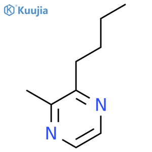 2-Butyl-3-methylpyrazine structure