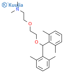 2-(2-(Bis(2,6-dimethylphenyl)methoxy)ethoxy)-N,N-dimethylethanamine structure