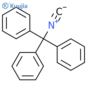 Benzene,1,1',1''-(isocyanomethylidyne)tris- structure