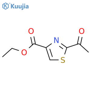 ethyl 2-acetyl-1,3-thiazole-4-carboxylate structure