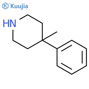 4-methyl-4-phenyl-piperidine structure