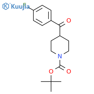 tert-Butyl 4-(4-fluorobenzoyl)piperidine-1-carboxylate structure