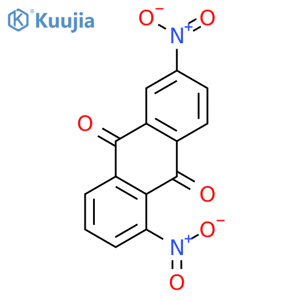 9,10-Anthracenedione,1,6-dinitro- structure