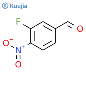 3-fluoro-4-nitro-benzaldehyde structure