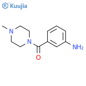 (3-Aminophenyl)(4-methylpiperazin-1-yl)methanone structure