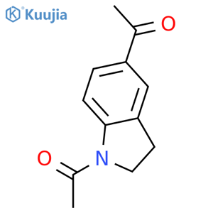 1,1'-(Indoline-1,5-diyl)diethanone structure