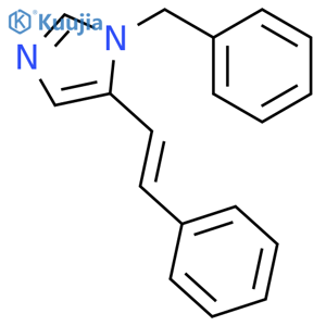 1-Benzyl-5-(2-phenylethenyl)-1H-imidazole structure