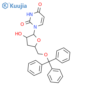 3’-Deoxy-5’-O-trityl Uridine structure