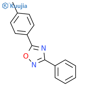 1,2,4-Oxadiazole, 5-(4-methylphenyl)-3-phenyl- structure