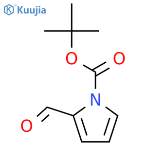 Tert-butyl 2-formyl-1H-pyrrole-1-carboxylate structure