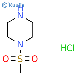 1-methanesulfonylpiperazine hydrochloride structure