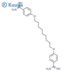 Benzenecarboximidamide,4,4'-[1,9-nonanediylbis(oxy)]bis- structure