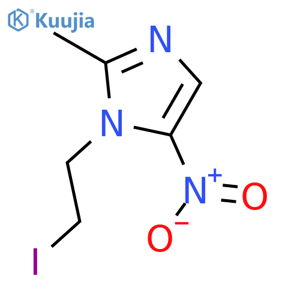 1-(2-iodoethyl)-2-methyl-5-nitro-1h-imidazole structure