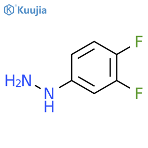 (3,4-Difluorophenyl)hydrazine structure