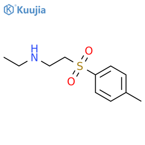 N1-Ethyl-2-(4-methylphenyl)sulfonylethan-1-amine structure