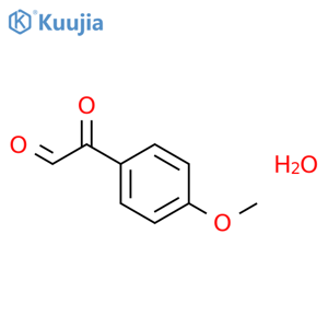 4-Methoxyphenylglyoxal hydrate structure