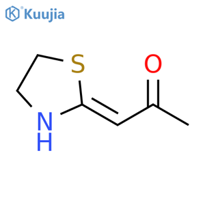 2-Propanone,1-(2-thiazolidinylidene)-, (Z)- (9CI) structure