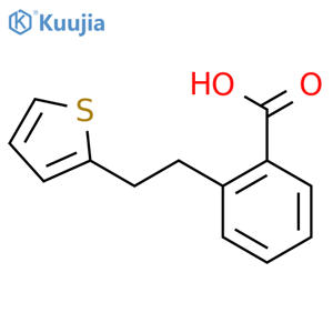 2-2-(2-Thienyl)ethylbenzoicacid structure