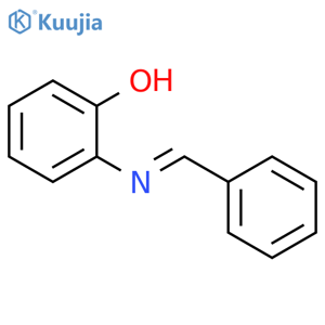 Phenol, 2-[(E)-(phenylmethylene)amino]- structure